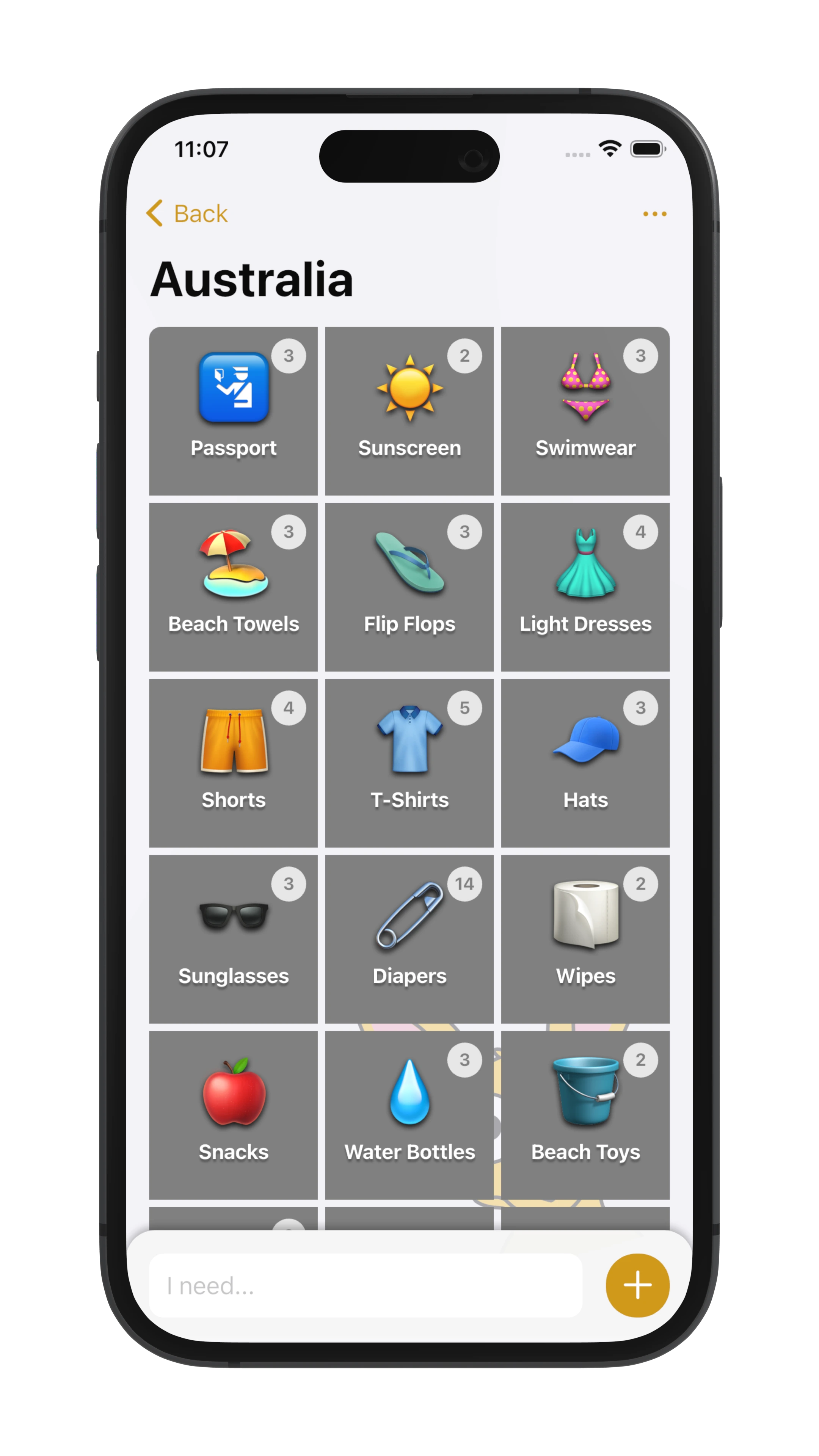 App Screenshot List detail